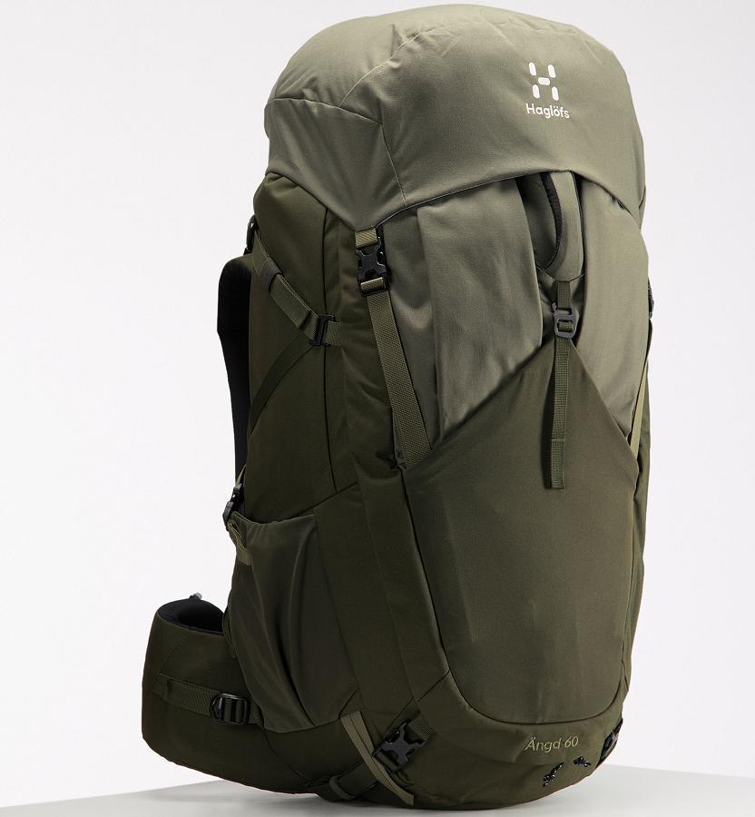 Haglöfs Womens Ängd 60 Hiking Backpack Navy/Green New Zealand 69413TPUR
